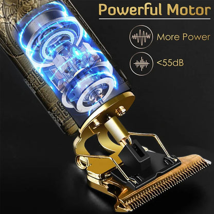 Vintage T9 Trimmer Dragon Style Metal Professional Hair And Beard Trimmer (metal Body)